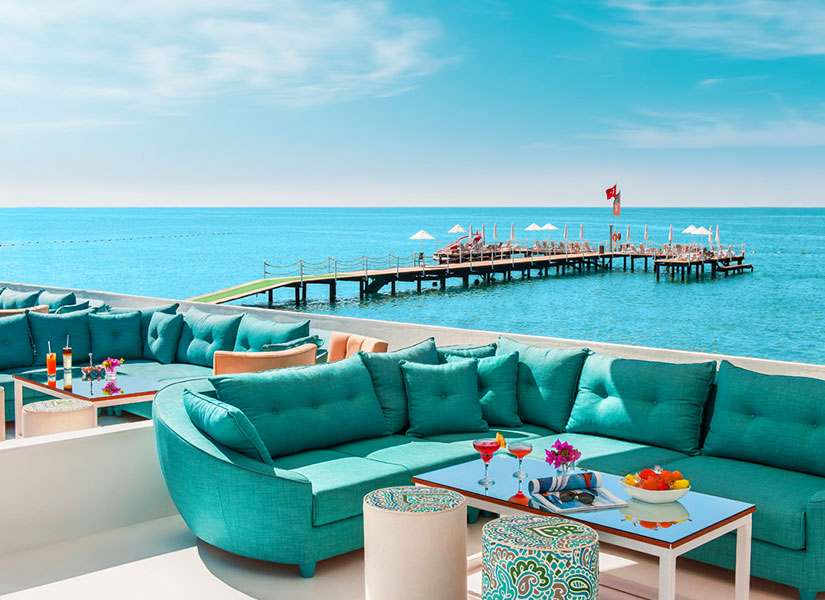 Beach Bar'ın büyüleyici manzarası...