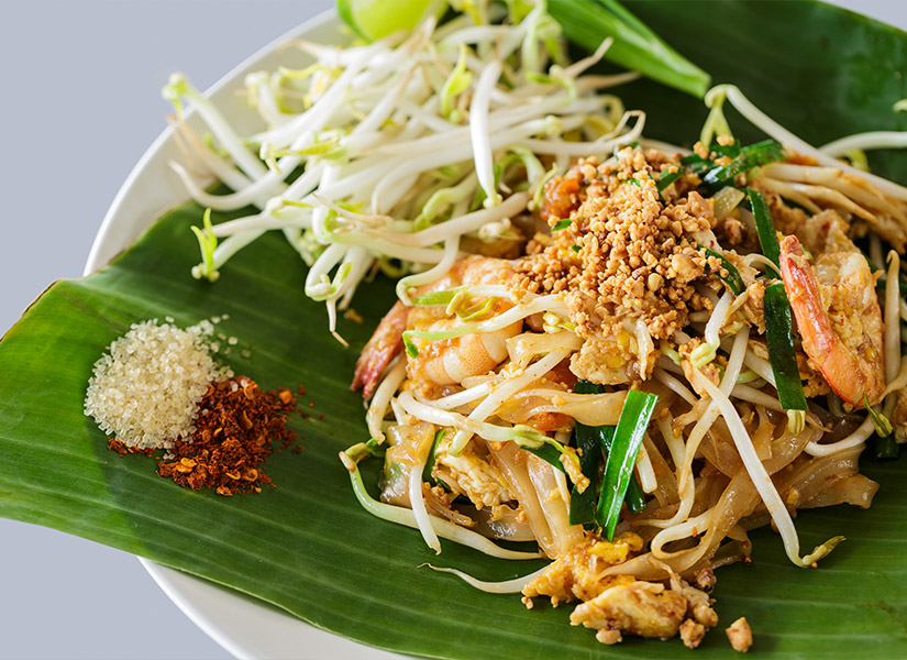 Karidesli kızarmış erişte