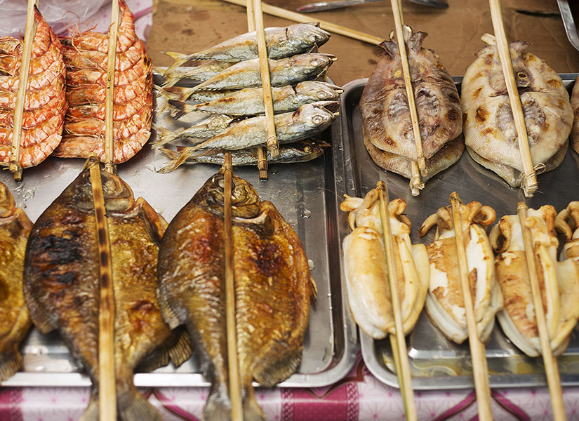 Leziz deniz ürünlerinden tadabilirsiniz.