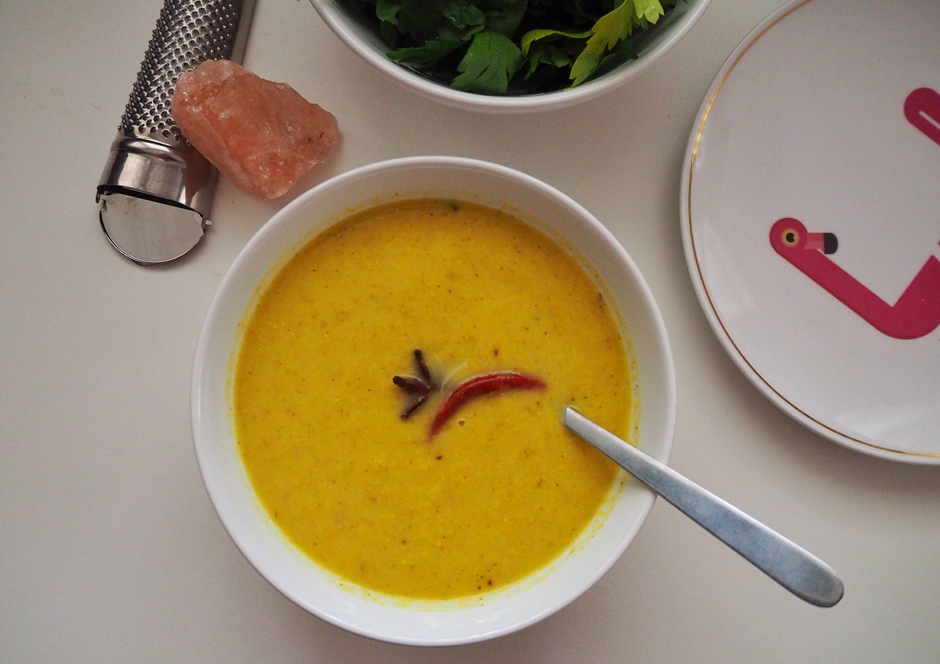 Ve işte hem sağlıklı hem lezzetli detoks çorbamız.