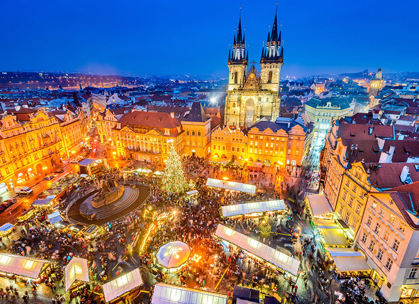 Avrupa'nın en iyi noel pazarları Prag noel pazarı
