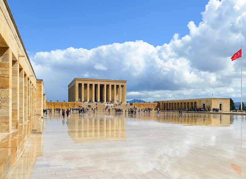 Anıtkabir Ankara Türkiye'nin Simgeleşmiş Şehirleri ve Yapıları